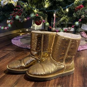 Ugg Gold Sequence Boots. Women’s size 9.